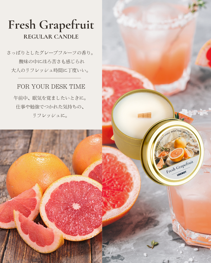 フレッシュグレープフルーツ - デスクキャンドル